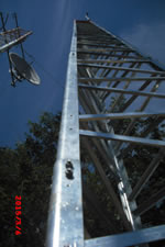 MONTAGEM E PINTURA DE TORRE AUTOPORTANTE 